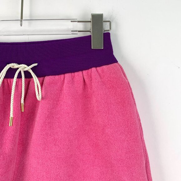 IW0256 Louis Vuitton Pink logo wool lace-up casual shorts S size - Picture 3 of 8